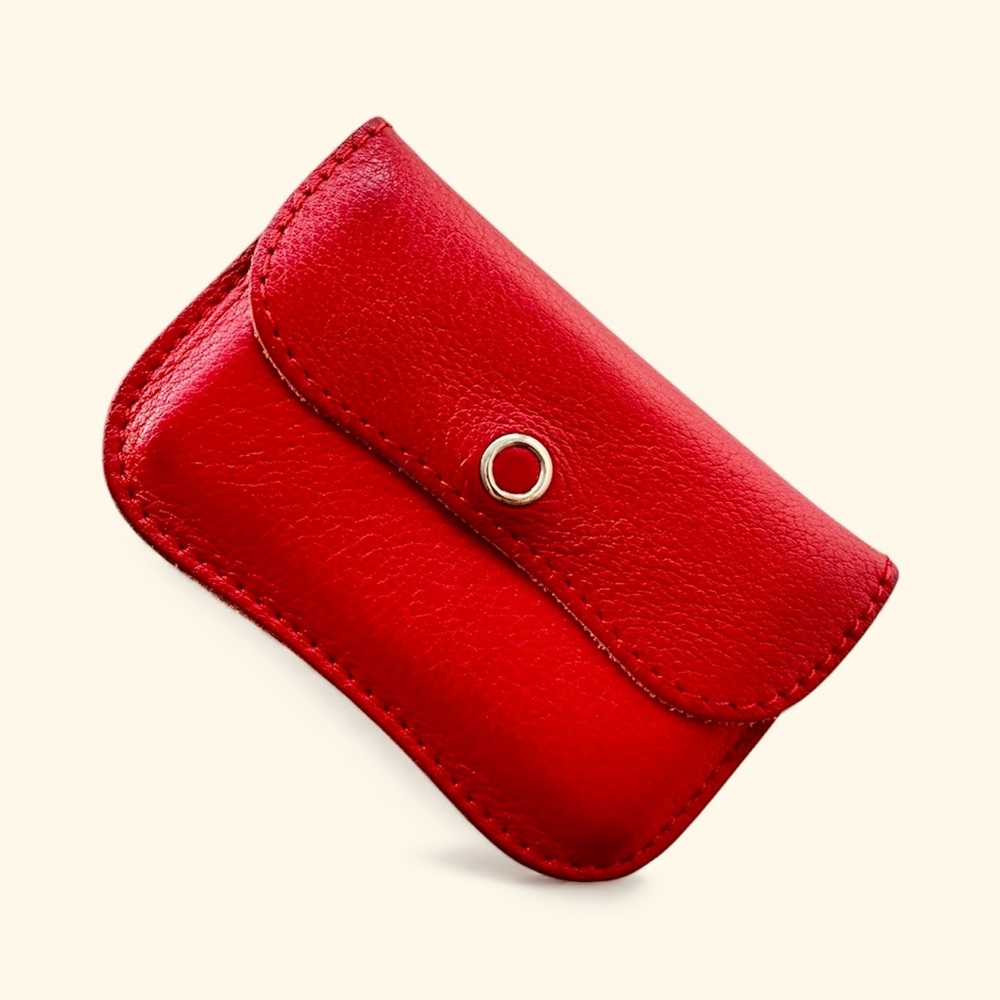 EUC Keccie ‘Mini Me’ (European)  Genuine Leather Card Wallet Rare Bird Edition. - Picture 4 of 7